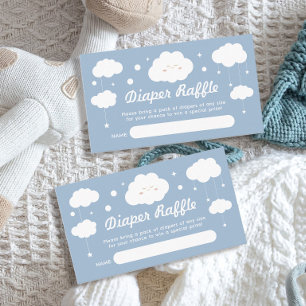 Tarjeta De Recepción Boleto de barrido para pañales Baby Shower en la n