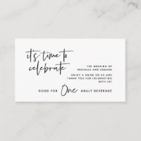 Boleto de bebida, bebida para adultos, felices par