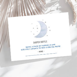 Tarjeta De Recepción Boleto de Raffle de Baby Shower Diaper para Niños
