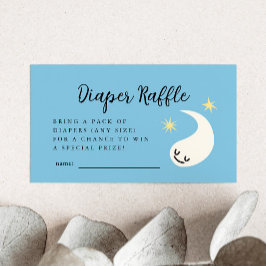 Tarjeta De Recepción Boleto de Raffle de Blue Little Boo