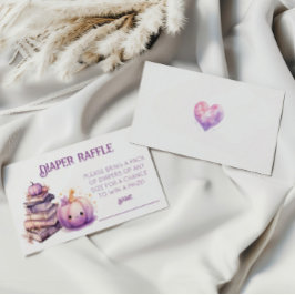 Tarjeta De Recepción Boleto de Raffle de calabaza pequeña