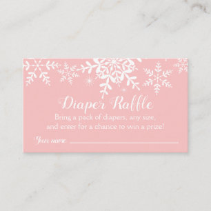 Tarjeta De Recepción Boleto de Raffle de Diaper Baby Shower con copas d
