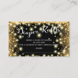 Tarjeta De Recepción Boleto de Raffle de la estrella de los ganchos neg
