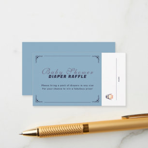 Tarjeta De Recepción Boleto de Raffle de Penguin Winter Wonderland - Az