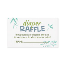 Boleto de Raffle Jungle Diaper