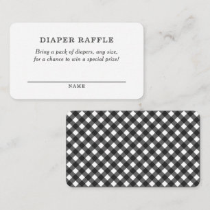 Tarjeta De Recepción Boleto de Raffle Raffle de Baby Shower para barbac