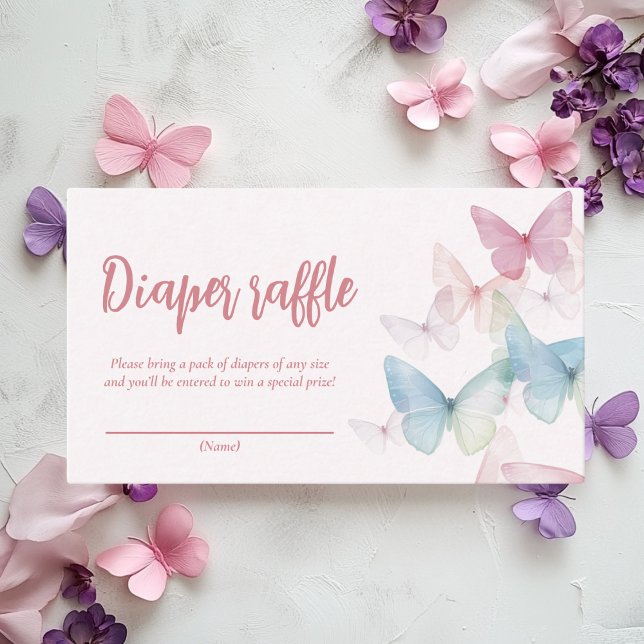 Tarjeta De Recepción "Boleto de volanero Baby Shower Diaper Raffle" (Subido por el creador)