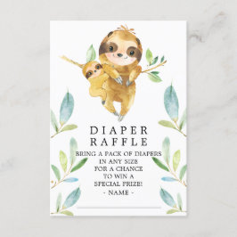 Tarjeta De Recepción Boleto eslovaco Baby Shower Diaper Raffle