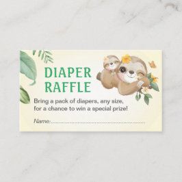 Tarjeta De Recepción Boleto eslovaco Baby Shower Sprinkle Diaper Raffle