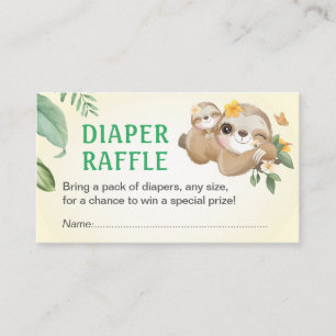 Tarjeta De Recepción Boleto eslovaco Baby Shower Sprinkle Diaper Raffle