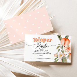 Tarjeta De Recepción Boleto para rifa de pañales para ducha bebé