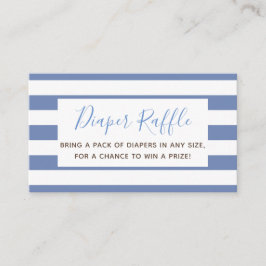 Tarjeta De Recepción Boleto Raffle Diaper de Boy Baby Shower, marrón az
