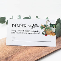 Boletos de Baby Shower Diaper Creados Localmente