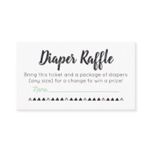 Boletos de Diaper Raffle