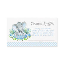 Boletos de Rifa de Pañales de Elefante