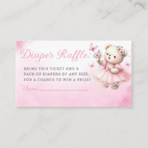 Boletos para rifa de aguijón con colmenillas rosa