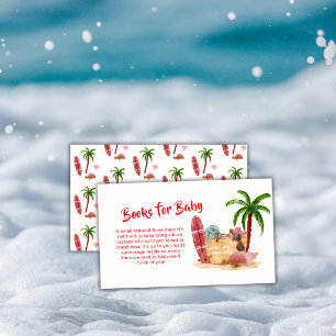 Tarjeta De Recepción Bolsas de playa de palmeras para baby shower de li