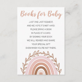 Tarjeta De Recepción Booh Rainbow Boys for Baby Card