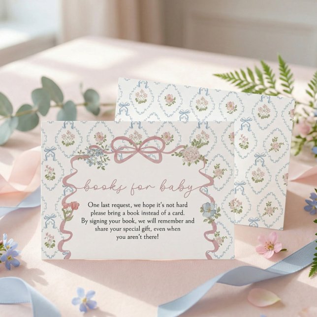 Tarjeta De Recepción Books for Baby Baby in Bloom Baby Shower (Subido por el creador)