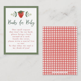 Tarjeta De Recepción Books For Baby Enclosure Card | Berry Fruit