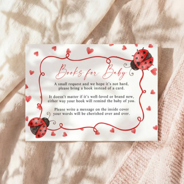 Tarjeta De Recepción Books for Baby ladybug Request Card (Subido por el creador)