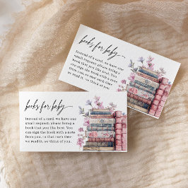Tarjeta De Recepción Books For Baby Storybook New Chapter Baby Shower