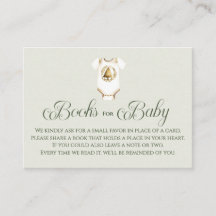Books for Baby Winter Greenery Baby Shower