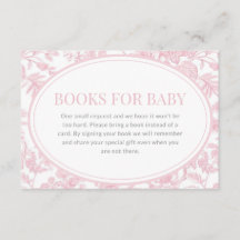 Books Para El Bebé Pink Chinoiserie Toile Baby Sho