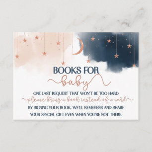 Tarjeta De Recepción Boos para inserción de bebé, solicitud de libro de