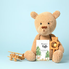 Tarjeta De Recepción Bosques de bosques de bosque de bosques de bebé du