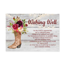 Botas vaqueras boho rústicas Pozo de los deseos