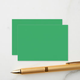 Tarjeta De Recepción Botón personalizado esmeralda verde