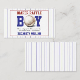 Tarjeta De Recepción Boy Baseball Baby Shower | Cute Sports Party