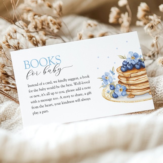 Tarjeta De Recepción Boy Blueberry Pancake Baby Brunch Baby Shower (Subido por el creador)