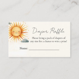 Tarjeta De Recepción Boy Pink Único Sky Cloud Sunshine Baby Shower