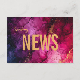 Tarjeta De Recepción Breaking News 😂 Celestial Elegance Sinfon De Márm