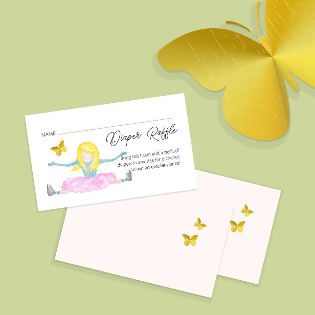 Tarjeta De Recepción Brillante Como Un Ilustracion De Acuarela Chica (Subido por el creador)