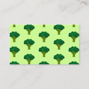Tarjeta De Recepción Brócoli Verde Verdura Comida Saludable Vegetal