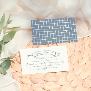 Tarjeta De Recepción Brunch Nupcial Ilustrado con Dibujos Caprichosos
