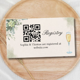 Tarjeta De Recepción Brunch y Bubbly Glass of Champange Bridal Shower