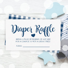 Tarjeta De Recepción Bufalo de la marina simple colocado en Baby Shower
