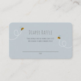Tarjeta De Recepción Bumble Bee Honey Bear Sexo Neutral Baby Shower