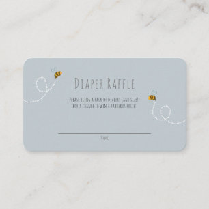 Tarjeta De Recepción Bumble Bee Honey Bear Sexo Neutral Baby Shower