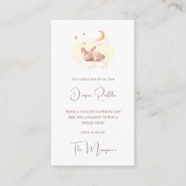 Tarjeta De Recepción Bunny Dreams Neutral Baby Shower