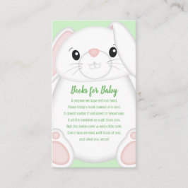 Tarjeta De Recepción Bunny Rabbit Baby Shower