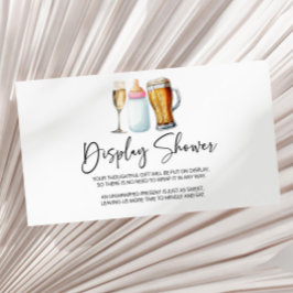 Tarjeta De Recepción Burbujas: los pañales, la ducha de pantalla Baby S