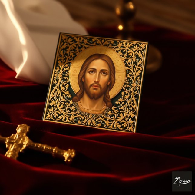 Tarjeta De Recepción Byzantine Christ Icon - Jesus (Subido por el creador)