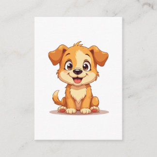 Tarjeta De Recepción Cachorro lindo