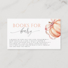 Tarjeta De Recepción Cae en el amor Calabaza Libros de vacas rosadas pa