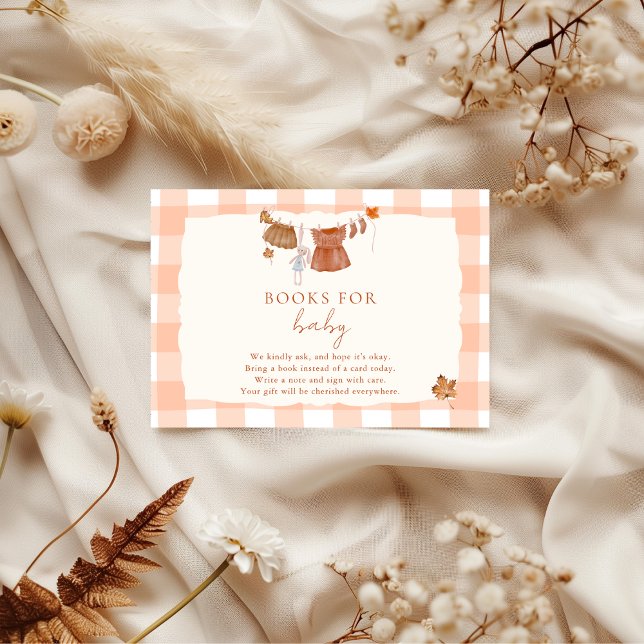 Tarjeta De Recepción Caer enamorada de los Baby Shower Books para el be (Subido por el creador)